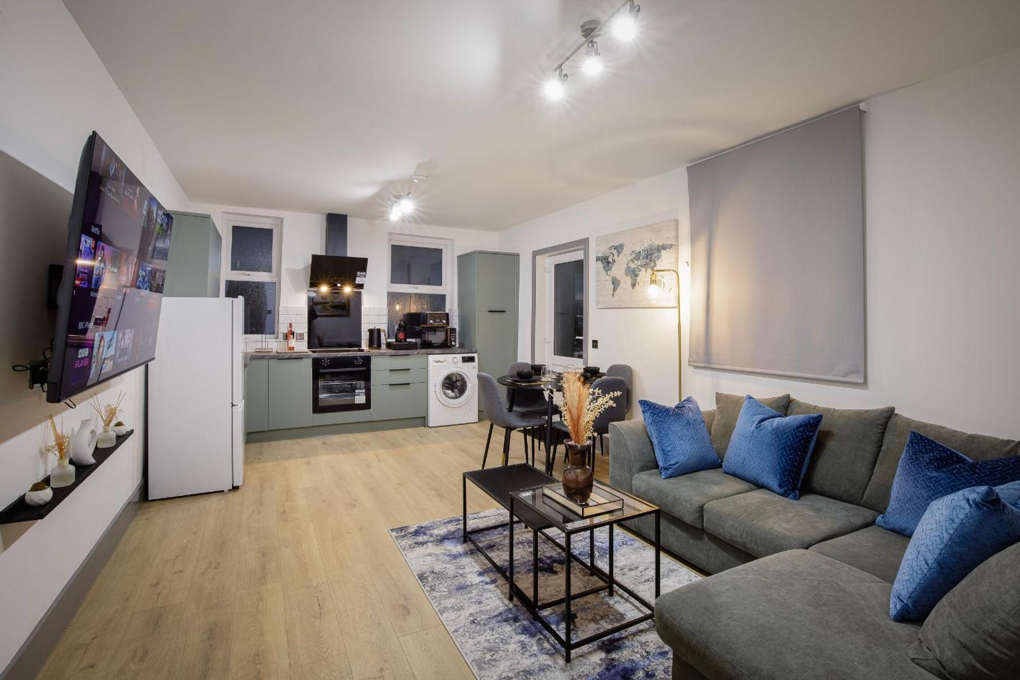 Apartment Modern 2 Bedroom Oasis Flat Blackpool